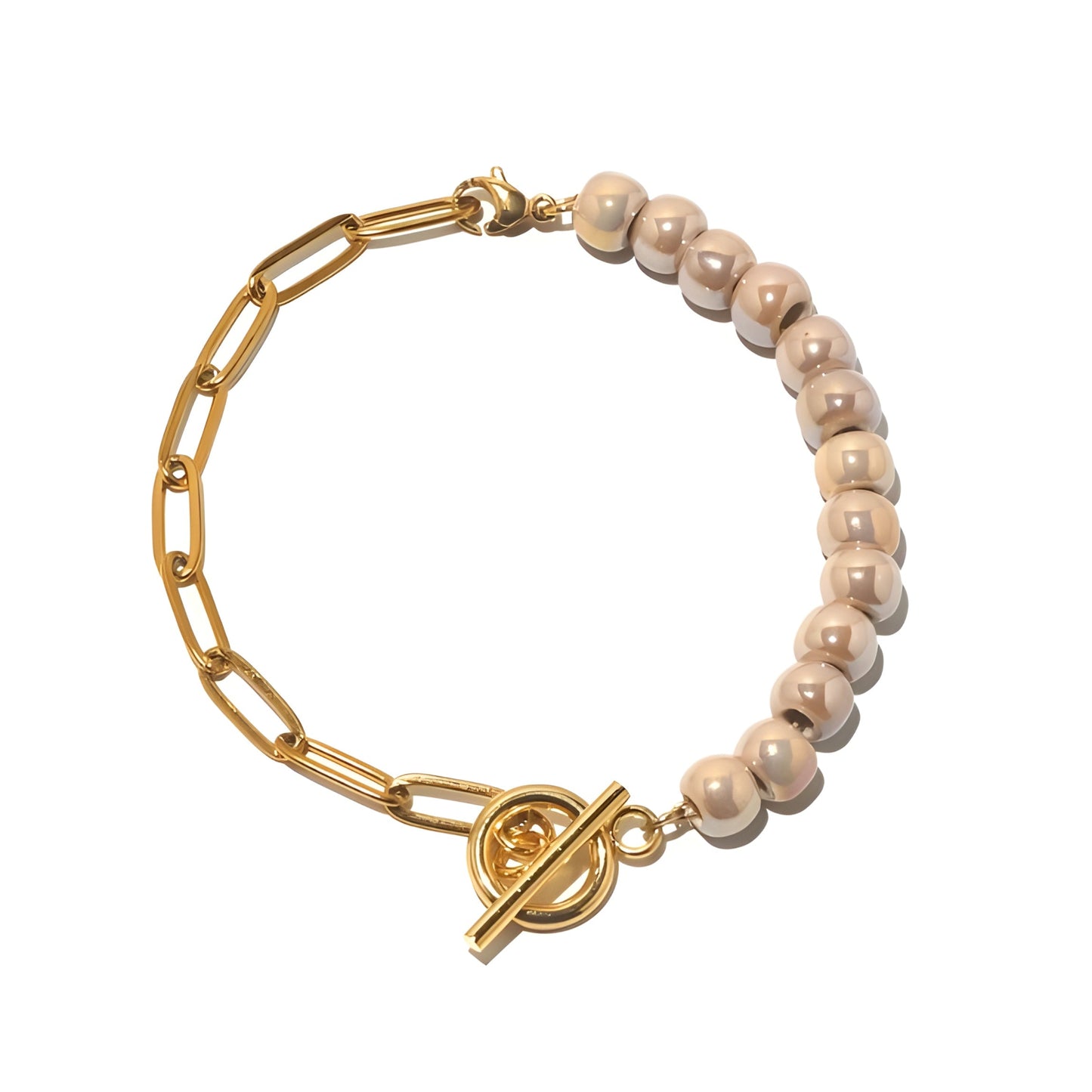 TeDua Half-Pearl Armband