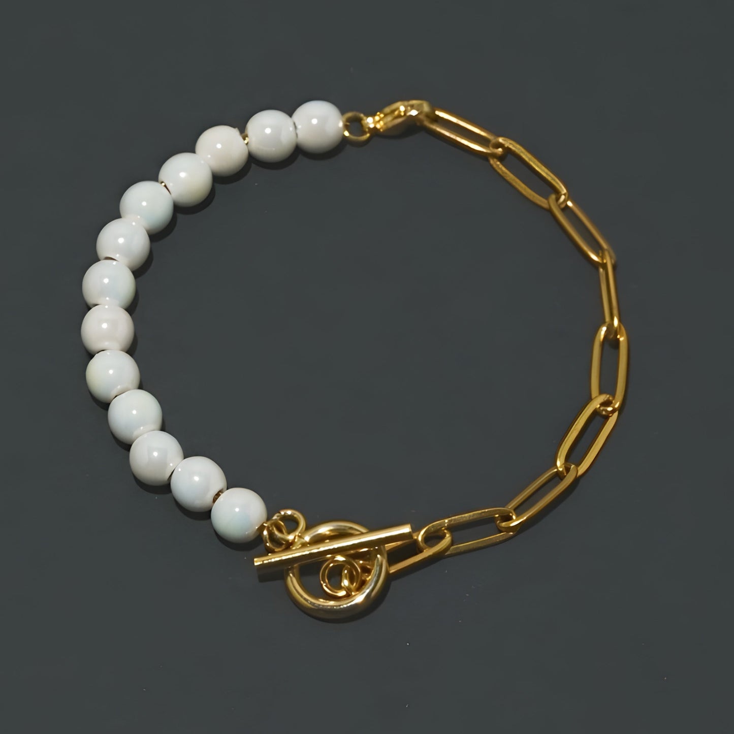 TeDua Half-Pearl Armband